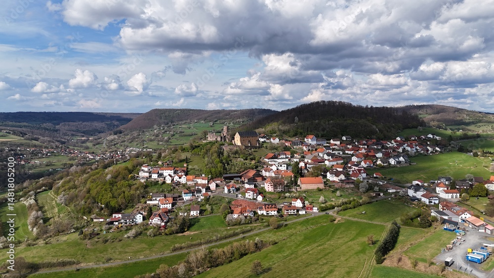 Fototapeta premium Schwarzenfels in der Rhön