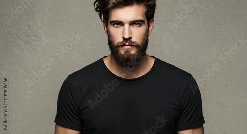 Photo Portrait of a Bearded...