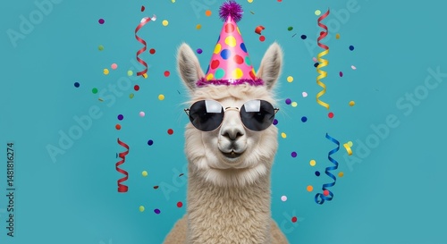Photo of Llama with Party H...