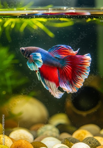 Photo of Vibrant Betta Fish...