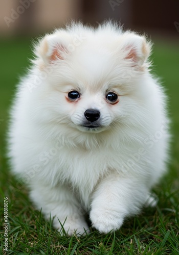 Photo of White Fluffy Pomer...