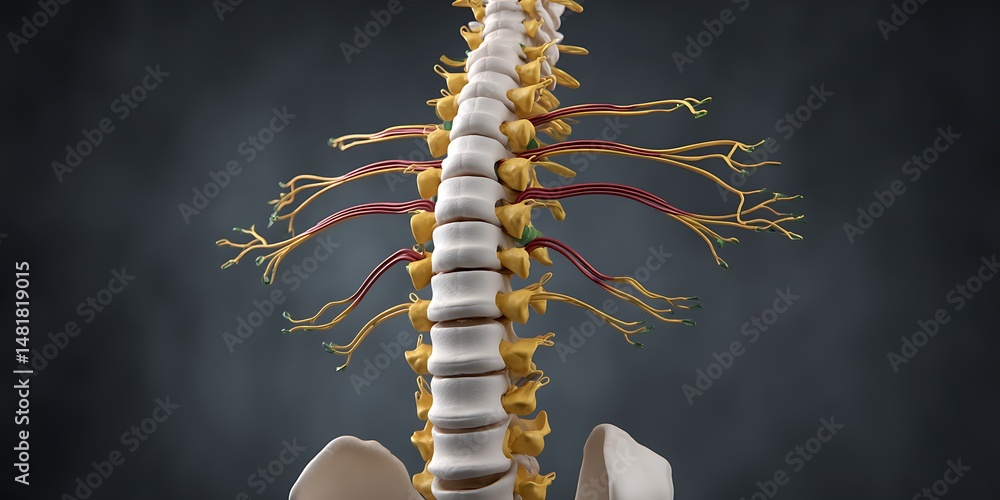 Fototapeta premium Human Spine Background
