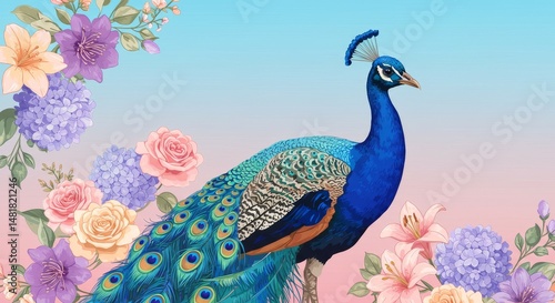 Pixel Art Illustration Peac...