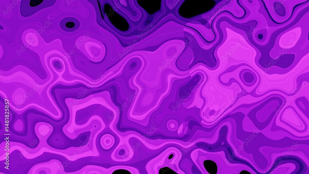 Fototapeta premium Abstract purple fluid layers seamless background for modern designs vibrant colors decorative surface textured artistic aesthetic