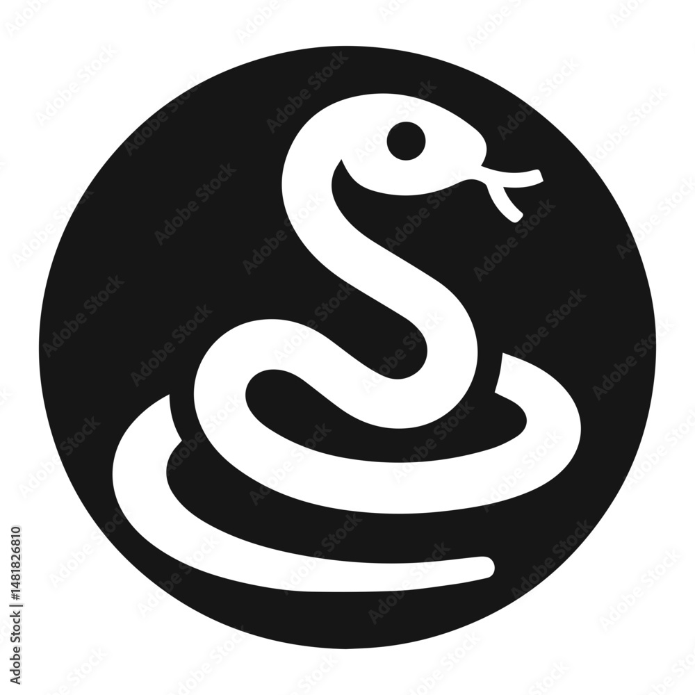 Naklejka premium Snake icon