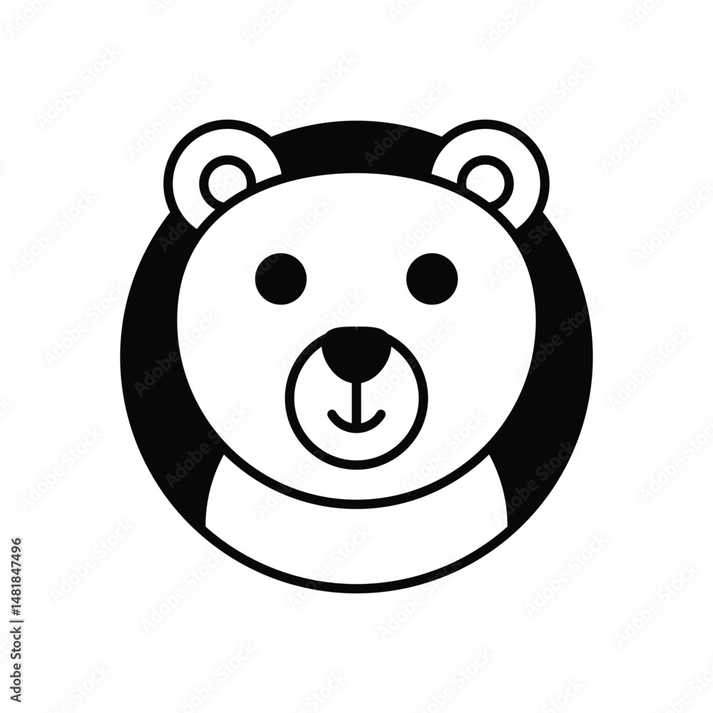 Fototapeta premium Teddy Bear Vector icon