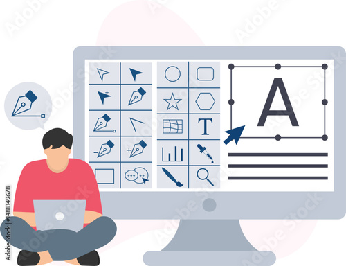 Designing software or design tools, graphic design software or vector editing, CAD software or computer-aided design, UI/UX design software or prototyping tools, 3D modeling software or animation soft