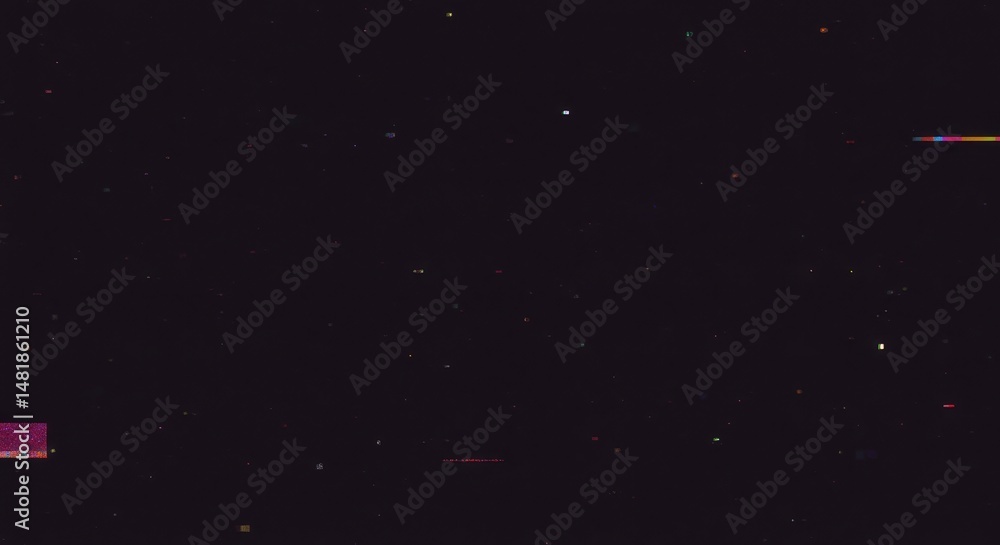 Fototapeta premium Abstract Background Dark Texture With Noise Grain And Glitches