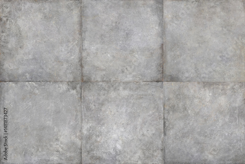 grey cement tiles texture background © Emrah