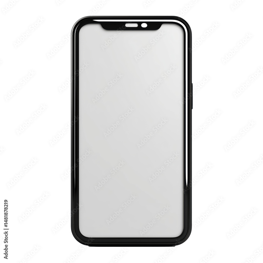 Stylish Black Phone Screen Protector - Premium Design , isolated on white background png Stylish Black Phone Screen Protector - Premium Design , isolated on white background png