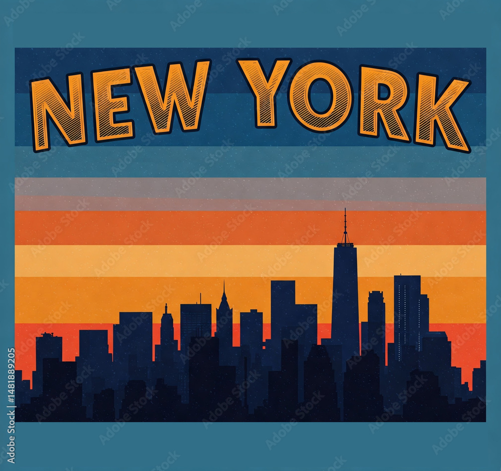 Obraz premium Flying Crow Clothing Company New York