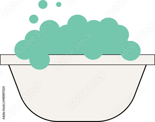 bubble on basin