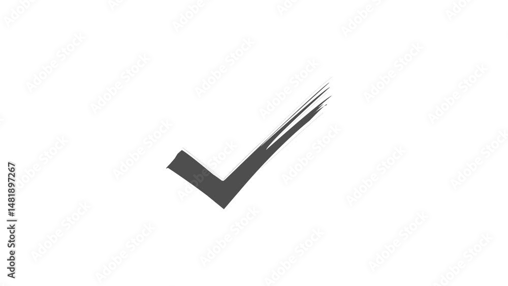 approved icon transparent background, right check mark, select tick ...