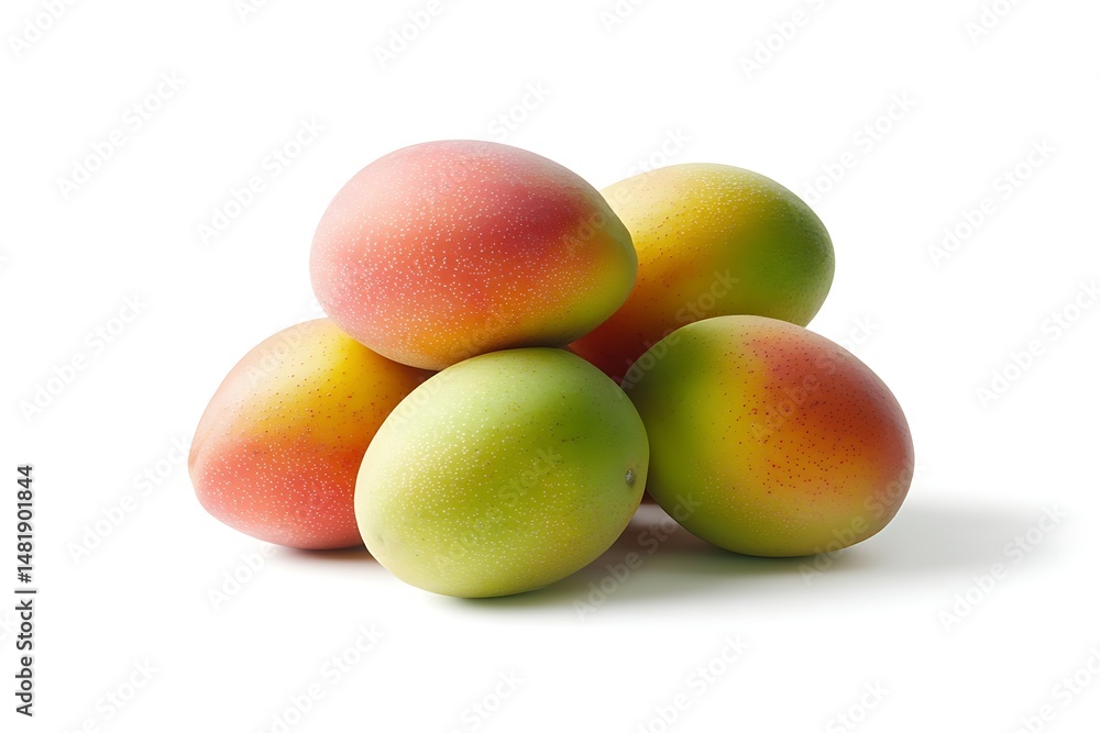 Group of ripe mangos Group of ripe mangos