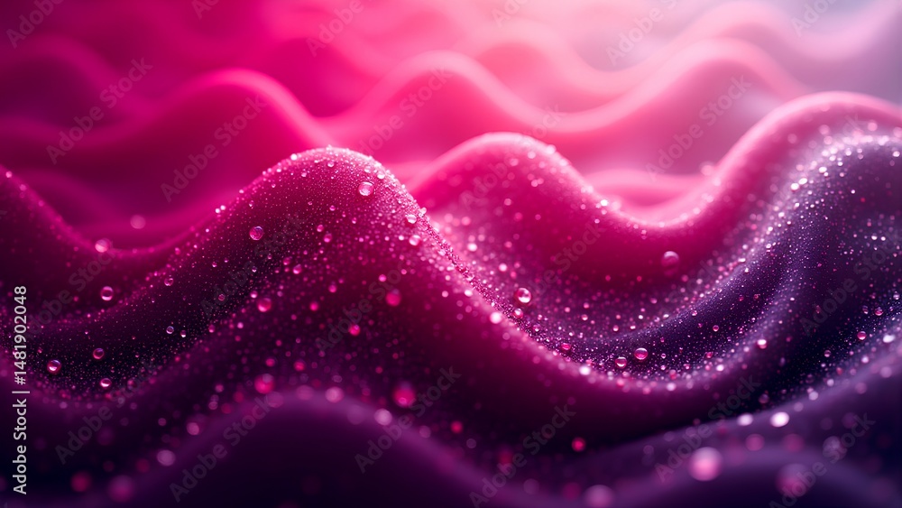 Obraz premium Fluid motions of colorful waves abstract art digital creation vibrant environment close-up view aesthetic concept