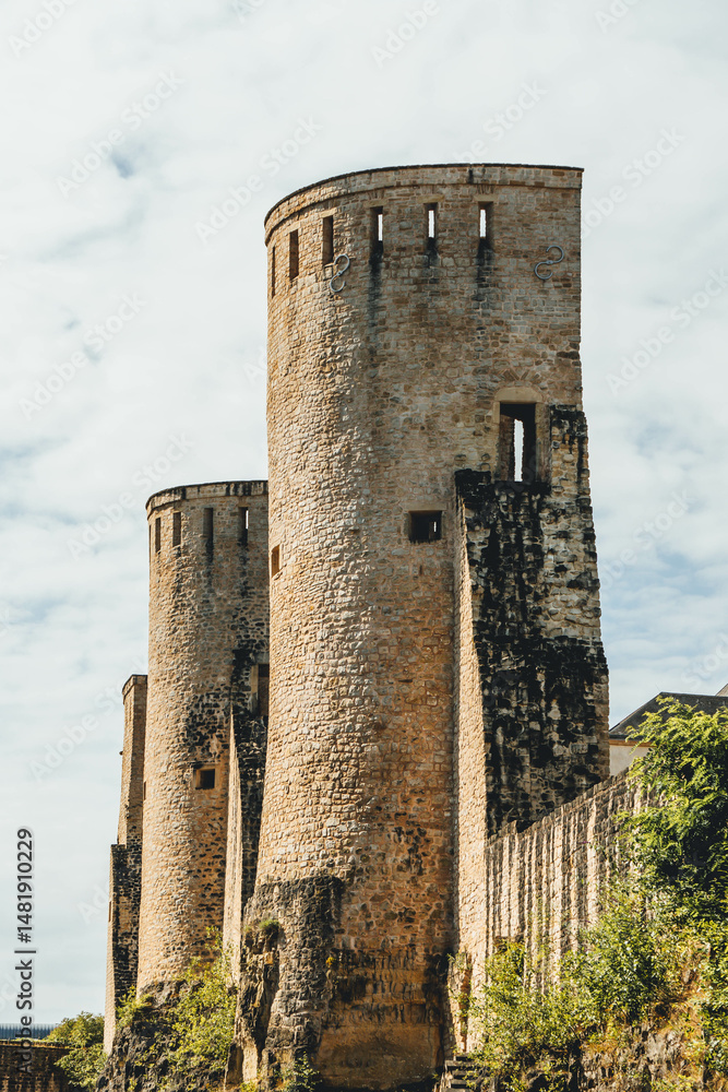 tower of the castle in luxembourg defending old city tower of the castle in luxembourg defending old city