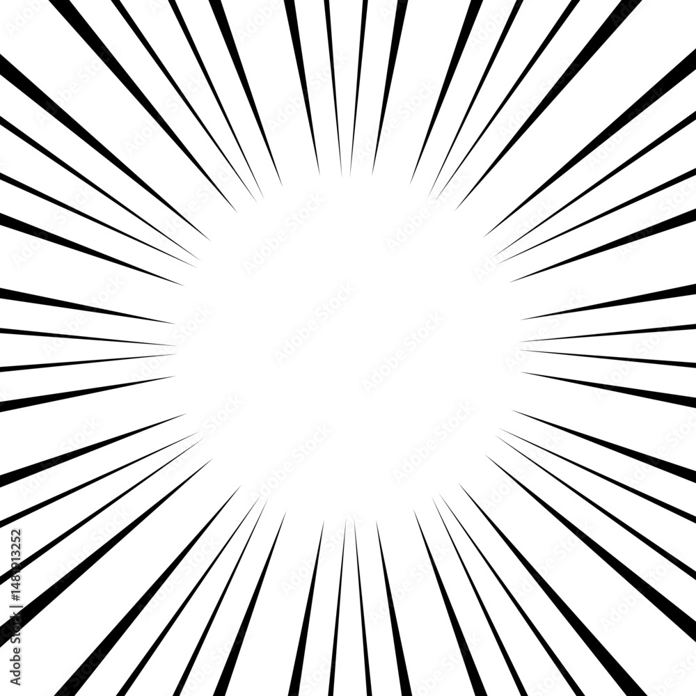 Obraz premium Comic Action Speed Frame