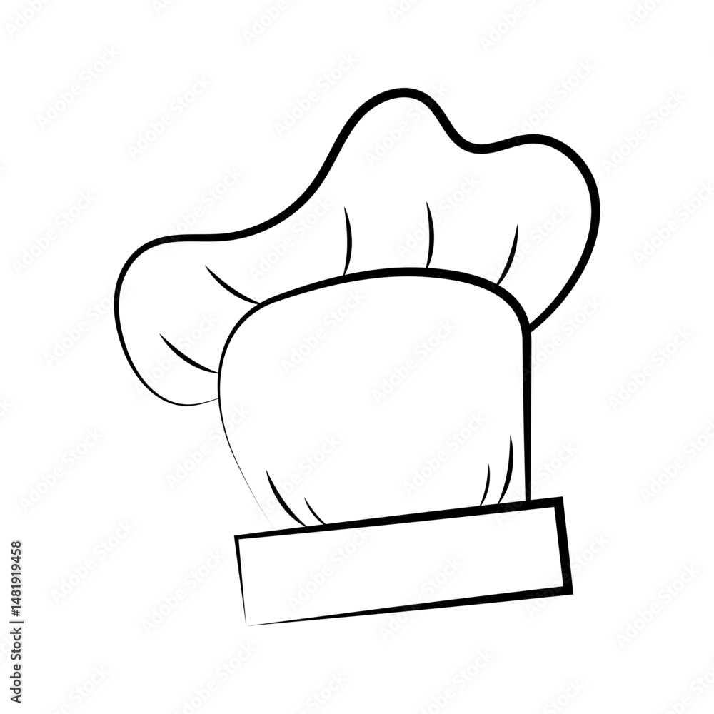 Chef Hat Flat Chef Hat Flat