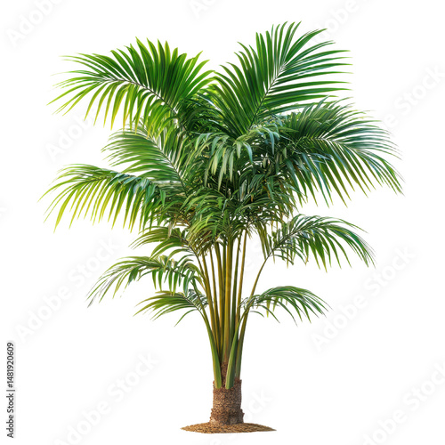 Queen Palm isolated on transparent background