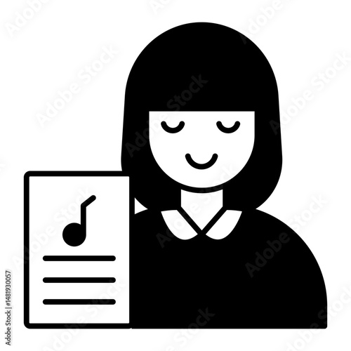song writer black icon