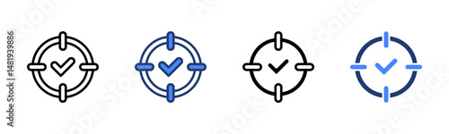 Target icon sheet multiple style collection