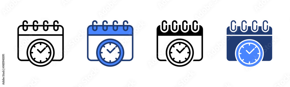 Appointment icon sheet multiple style collection Appointment icon sheet multiple style collection