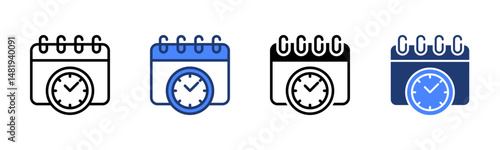 Appointment icon sheet multiple style collection