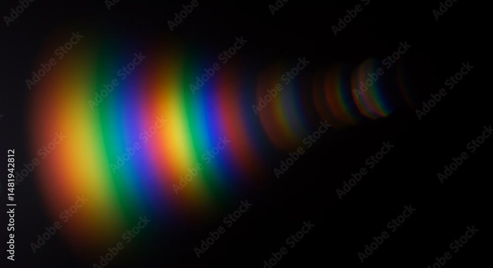 Abstract Background With Rainbow Light Spectrum Abstract Background With Rainbow Light Spectrum