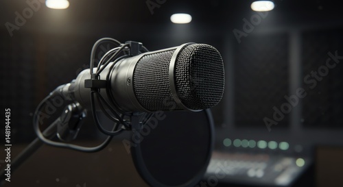 Microphone recording studio equipment technology sound