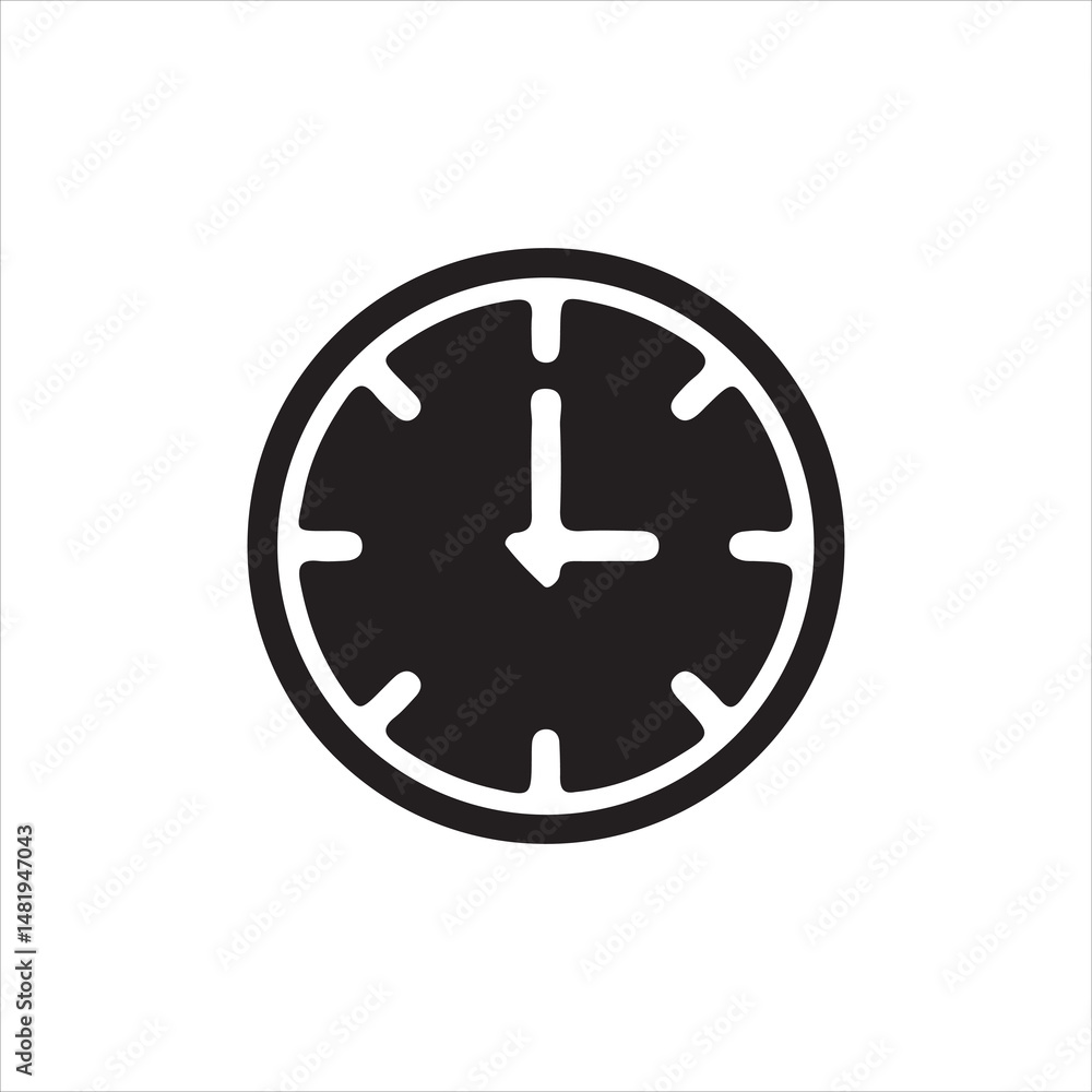 clock icon vector illustration clock icon vector illustration