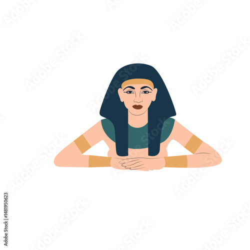 Amunet peeking, Wife of Amun god