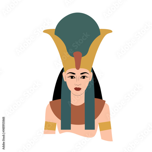 Tefnut goddess peeking, Ancient