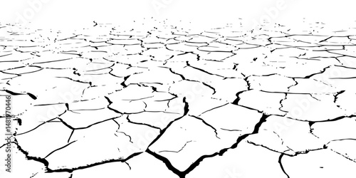  texture of grungy dry cracking parched earth. Cracked earth, cracked soil.Global worming effect.