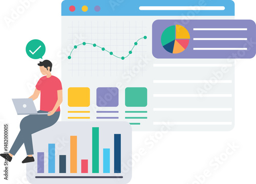 An economy chart or a graphical representation used to display various economic data and trends, typically used for analyzing economic performance and predicting future outcomes, GDP chart or a graph 