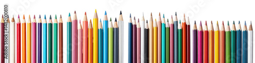 Wallpaper Mural Vibrant, colorful assortment of art pencils displayed in a striking array showcasing creativity, inspiration for artistic projects, and educational uses in an engaging, organized fashion Torontodigital.ca