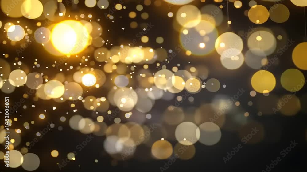 Abstract background with blurred golden lights Abstract background with blurred golden lights