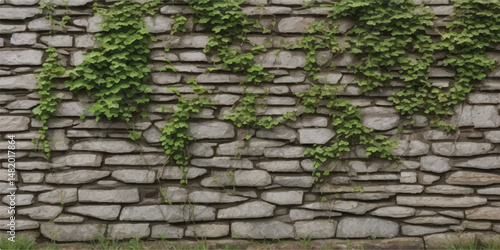 Grey plaster facade house wall with dark cracks