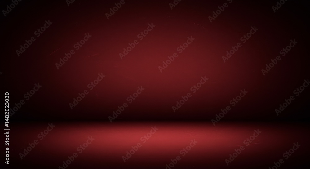 Dark Red Gradient Background Abstract Illustration