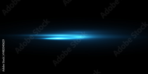  Blue Speed Lines and Light Streaks with Flash Effect. Fast Motion Trails, Night Light Flow, Glowing Blue Beam and Futuristic Blur Streak Overlay on Transparent Background for Tech Design