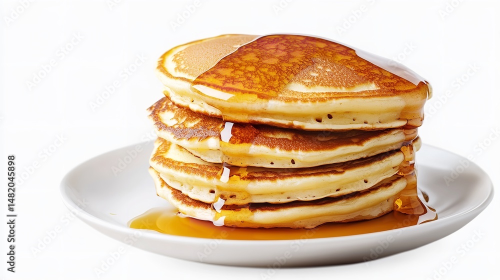 Pancake isolated on white background Pancake isolated on white background