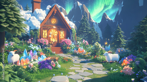Mountain Chalet Crystal Gardens Cloud Shee 8B7A5641