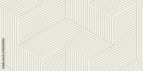 abstract black white stripe line. geometric hexagon texture background. polygon pattern. retro styled concept.