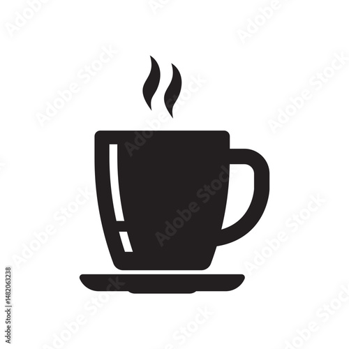 Cup icon. Coffee or tea cup icon. 
