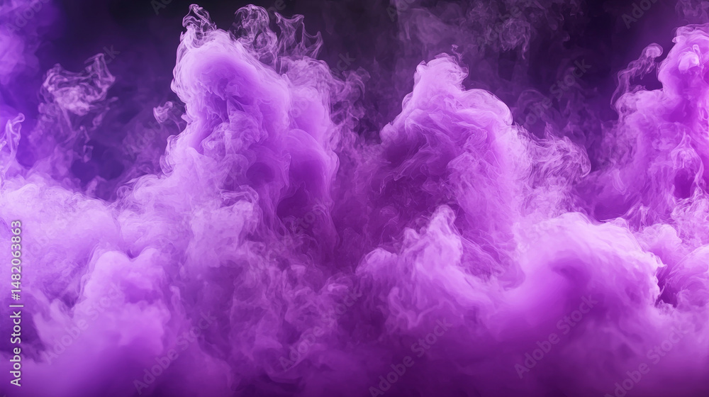 Fototapeta premium Purple and Pink Smoke Swirl Abstract Background