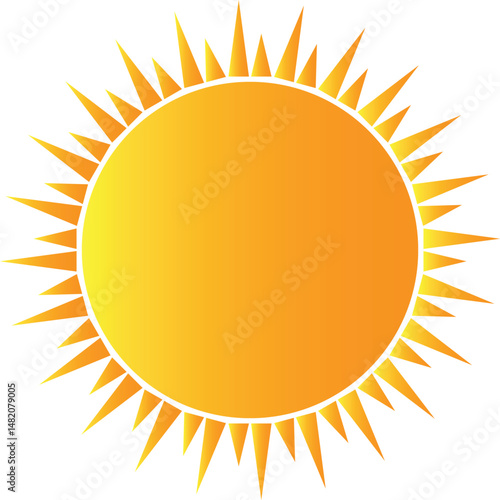 yellow sun icon