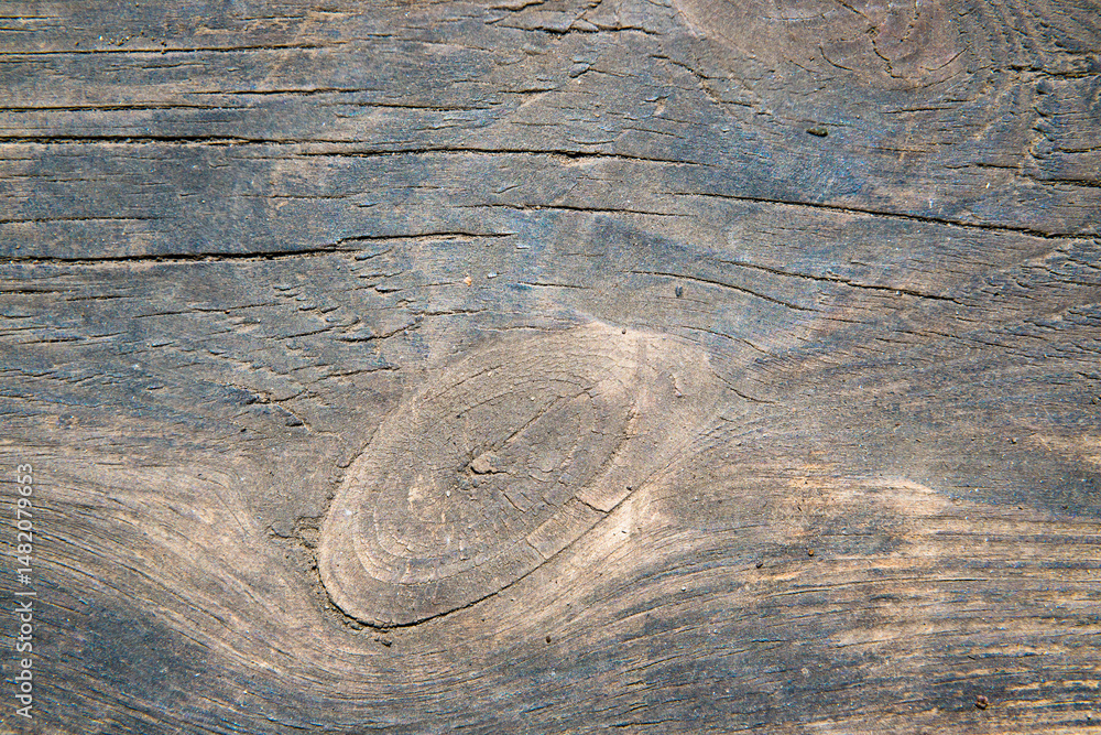 Wood, knots in old boards, background.