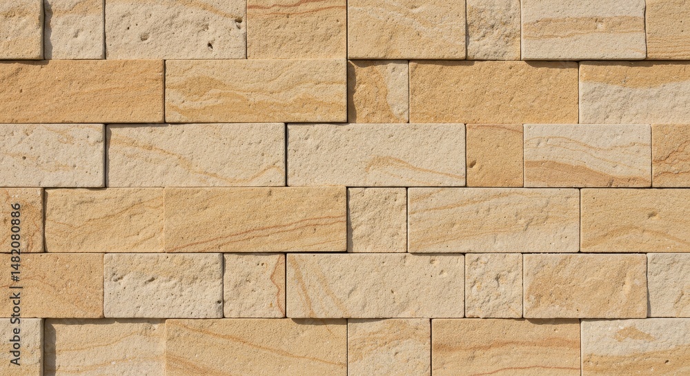 Photo Beige Stone Brick Wall Texture Background Photo Beige Stone Brick Wall Texture Background