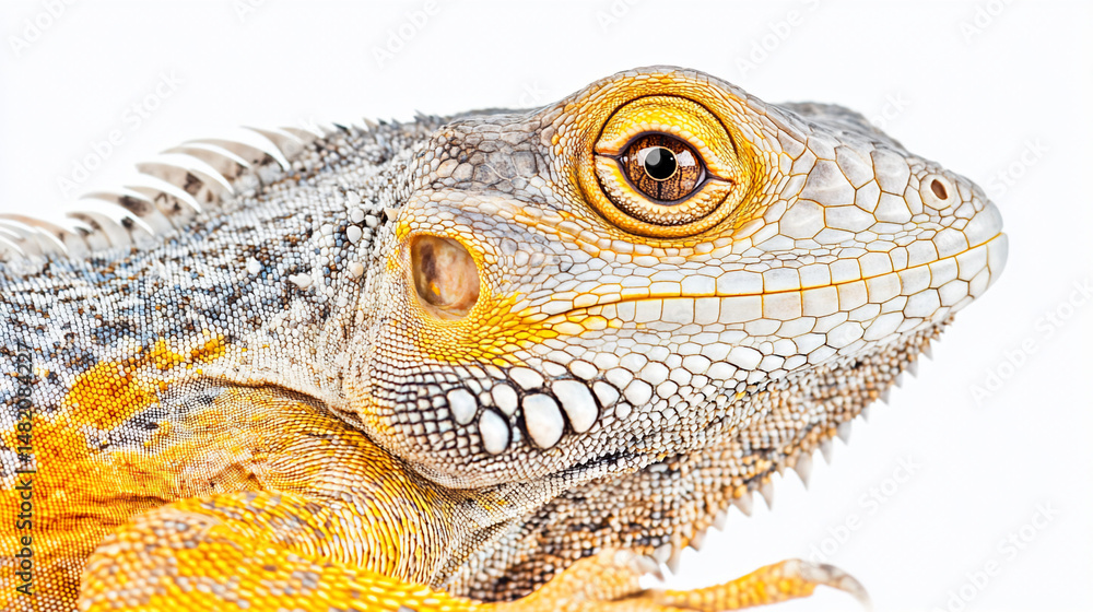 Fototapeta premium Close-up iguana profile