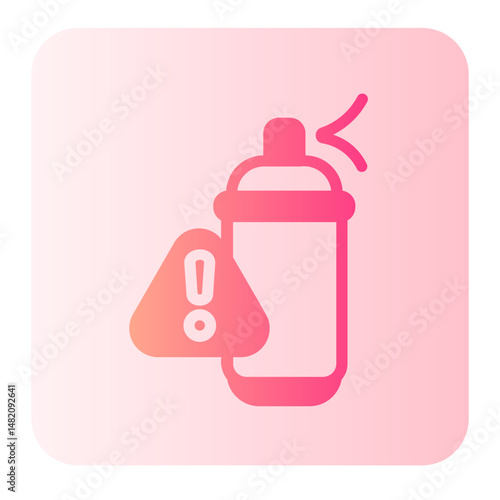 Aerosol gradient icon