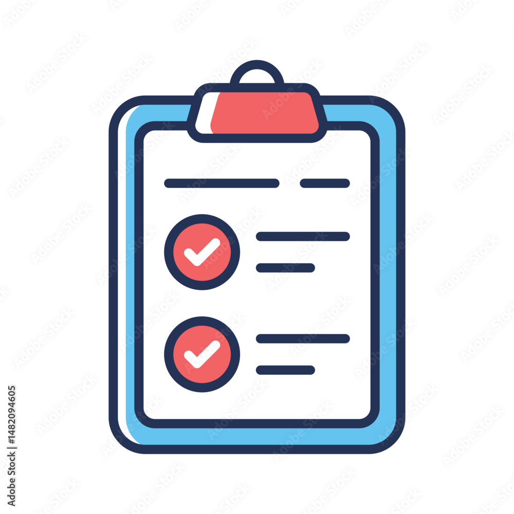 Easy to edit outline icon of inventory checklist Easy to edit outline icon of inventory checklist